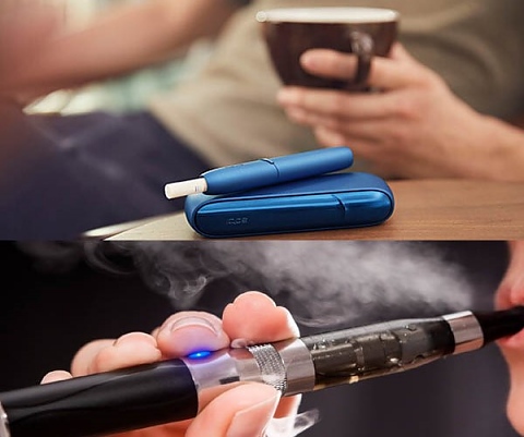 Разлики Електронните цигари и устройствата за нагряване на тютюн IQOS