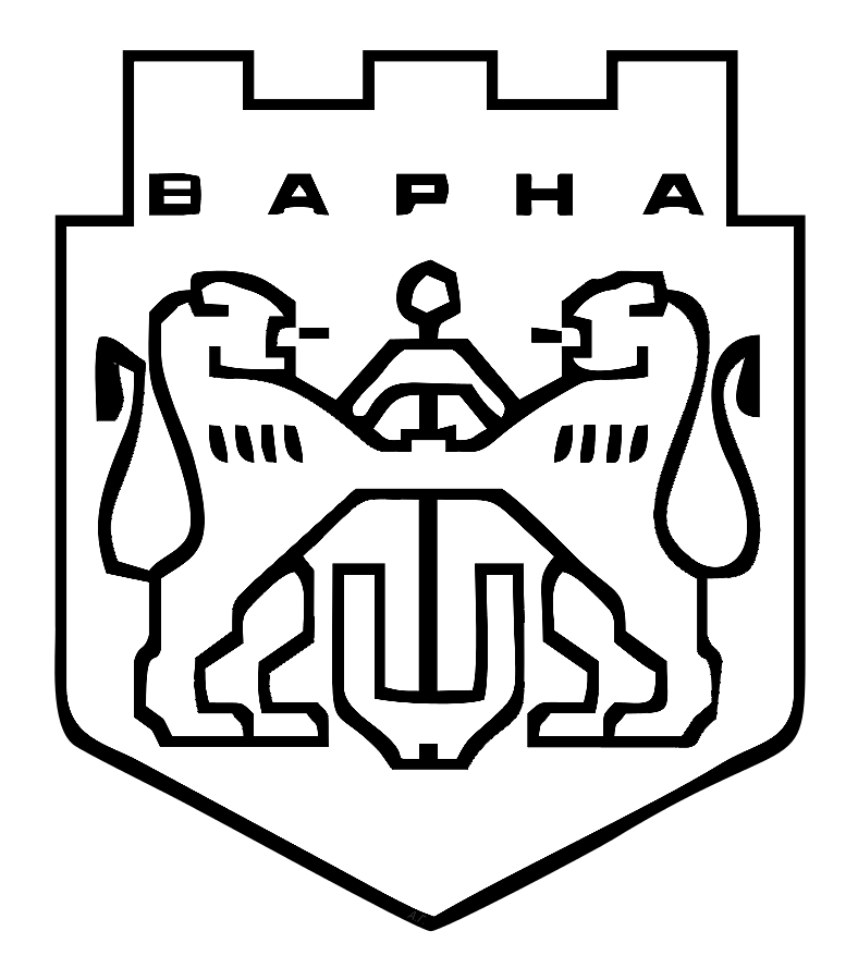 Двата лъва, изобразени на градския герб на Варна, държат котва.