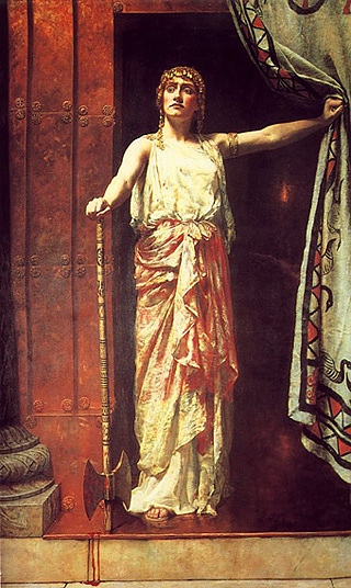 Клитемнестра е съпругата на микенския цар Агамемнон, убила го коварно след завръщането от Троянската война.