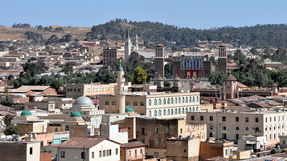 Столицата на африканската държава Ерирея е известна като “малкия Рим” заради своята италианска колониална архитектура.