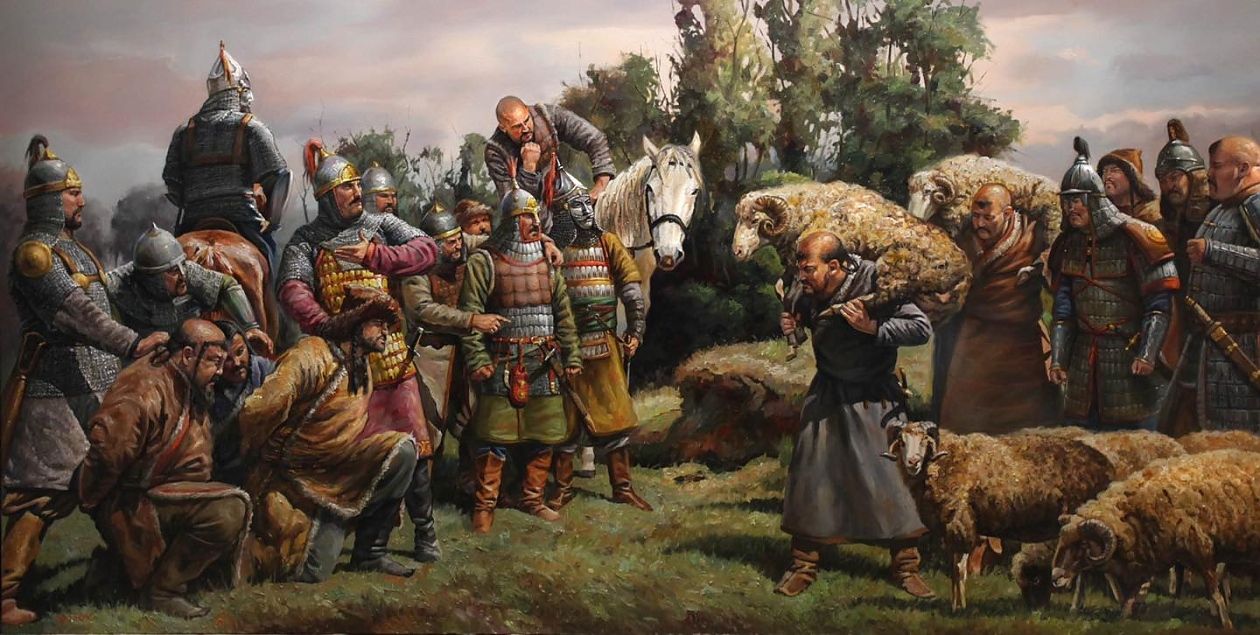 Пътят на завоевателите монголи към Европа е спрян временно след поражението в т.нар. Овнешка битка през 1223 г.
