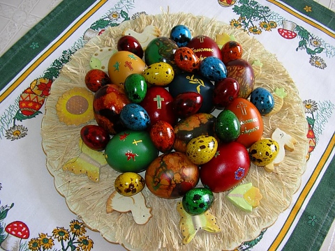 Символи на цветовете на великденските яйца