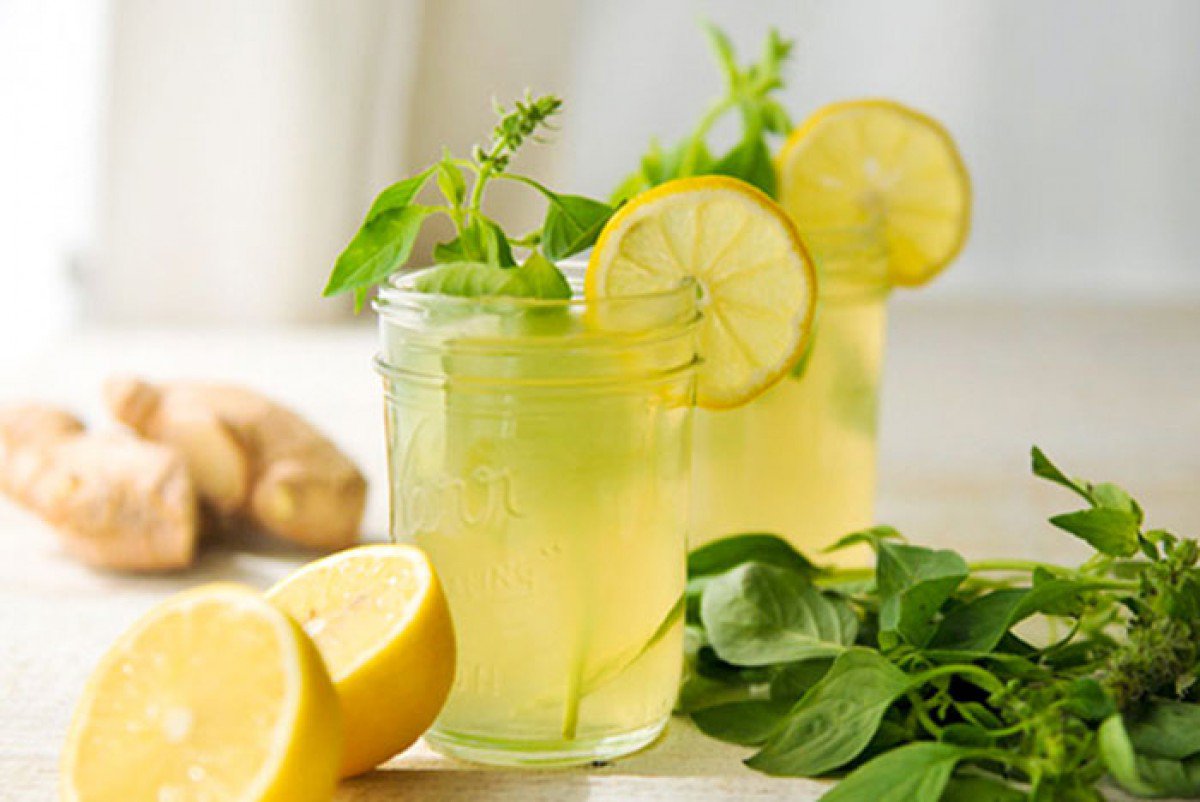Вода с джиджифил и лимон