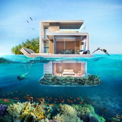 Плаващи апартаменти под вода в Дубай