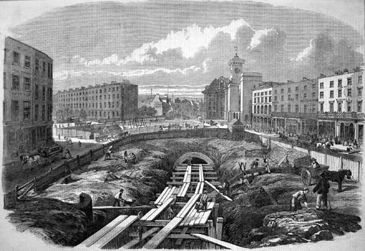 Резултат с изображение за първата линия на Лондонското метро