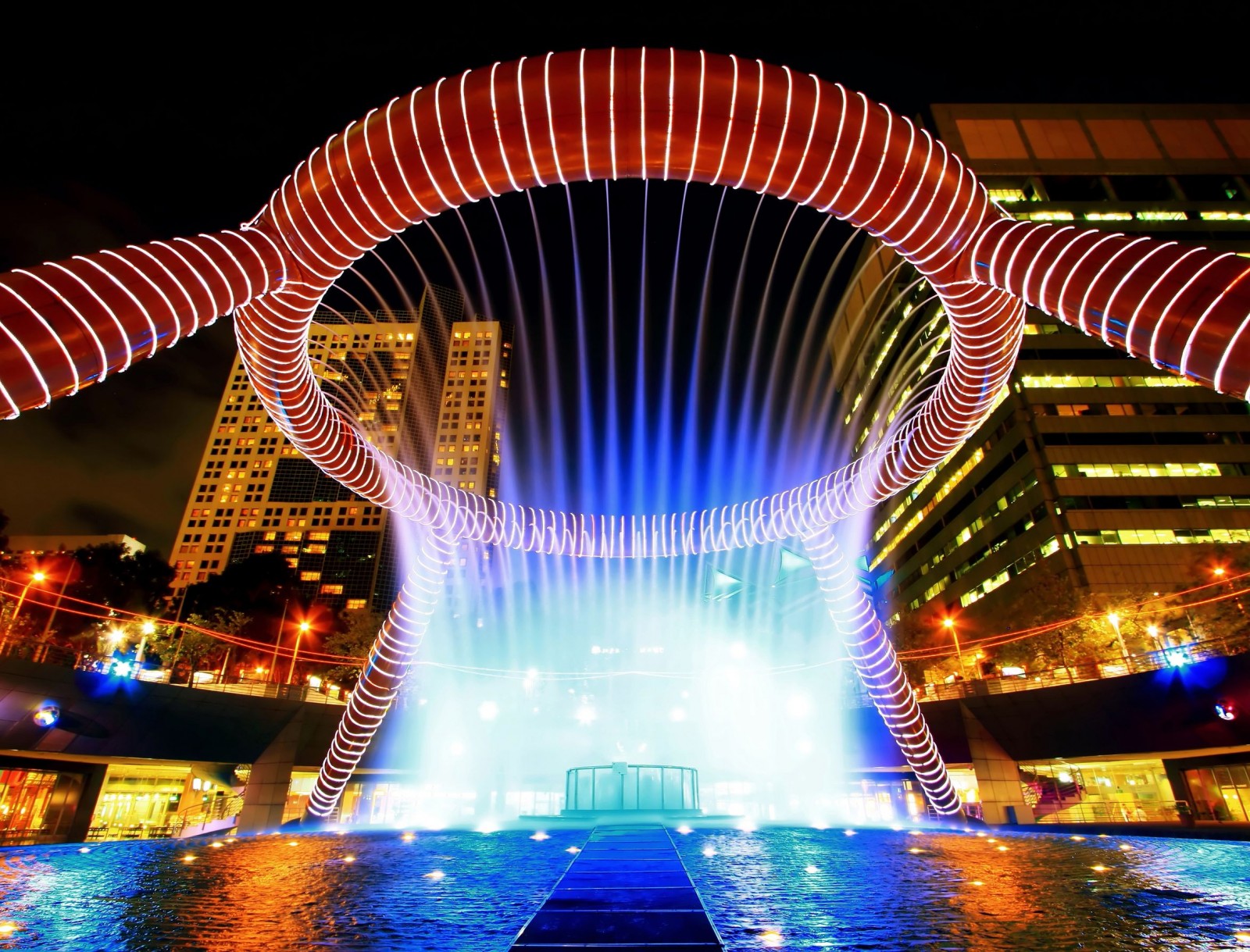 фонтан Сингапур