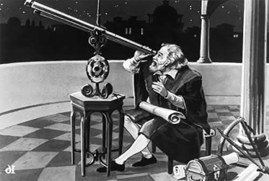 Галилей изобретява телескопа