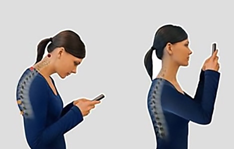 смартфоните изкривяват гръбначния стълб