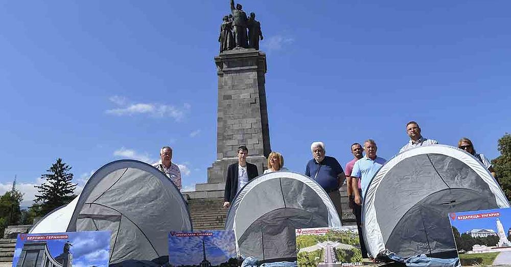„Левицата!“ ще брани с палатки паметника на съветската армия от премахване