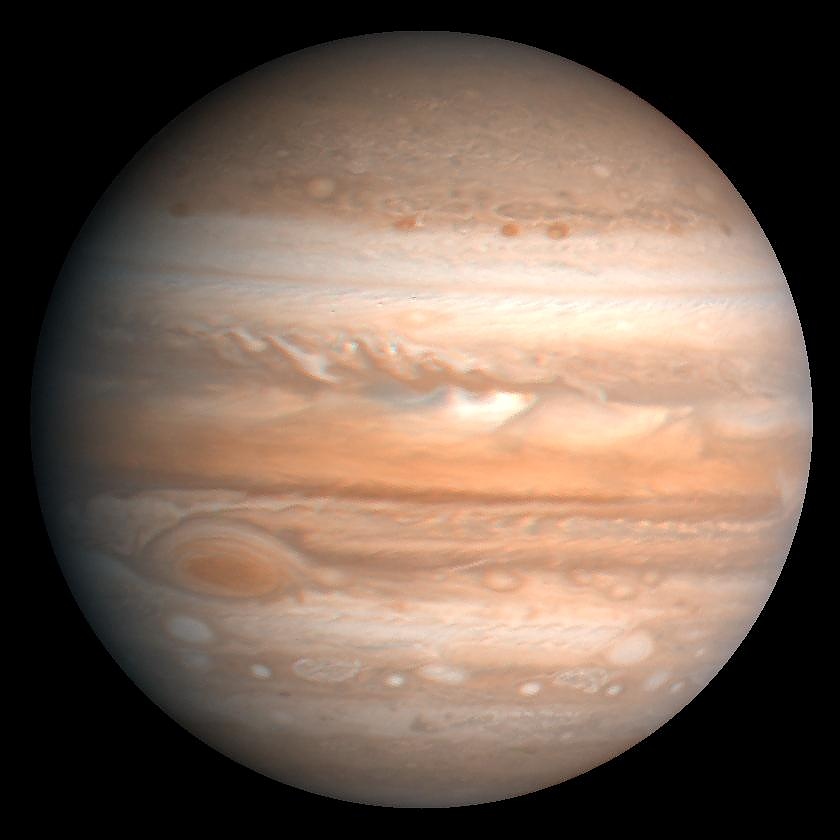 Планетата Юпитер в Слънчевата система е с най-голяма гравитация