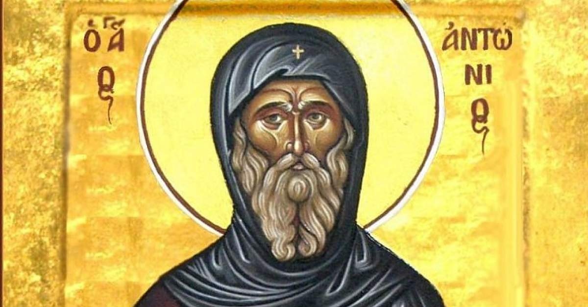 Светецът Свети Антоний Велики се смята за основател на християнското монашество.