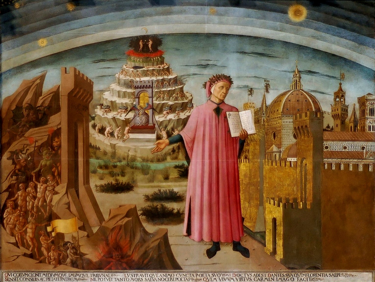Данте завършва всяка една от трите части на Божествена комедия - “Ад”, “Рай” и “Чистилище” с една дума