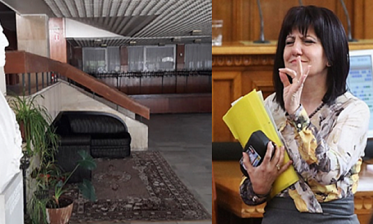 Караянчева дарила 6 употребявани килима на театъра в Кърджали