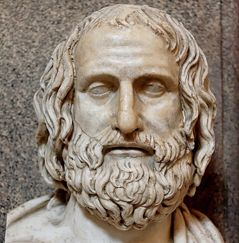 Еврипид е последният от тримата велики автори на старогръцки трагедии след Есхил и Софокъл.
