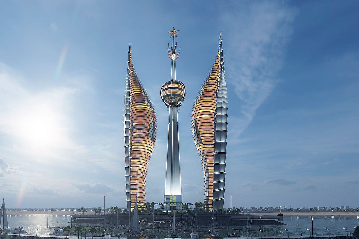 Небостъргачите Джибути Тауърс на руския архитект Лекс Вижевски с рекорд в Африка