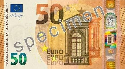 Новата банкнота от 50 евро