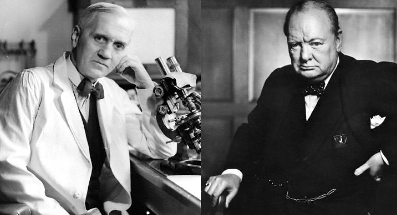 История за доброто, Флеминг, пеницилина и Чърчил