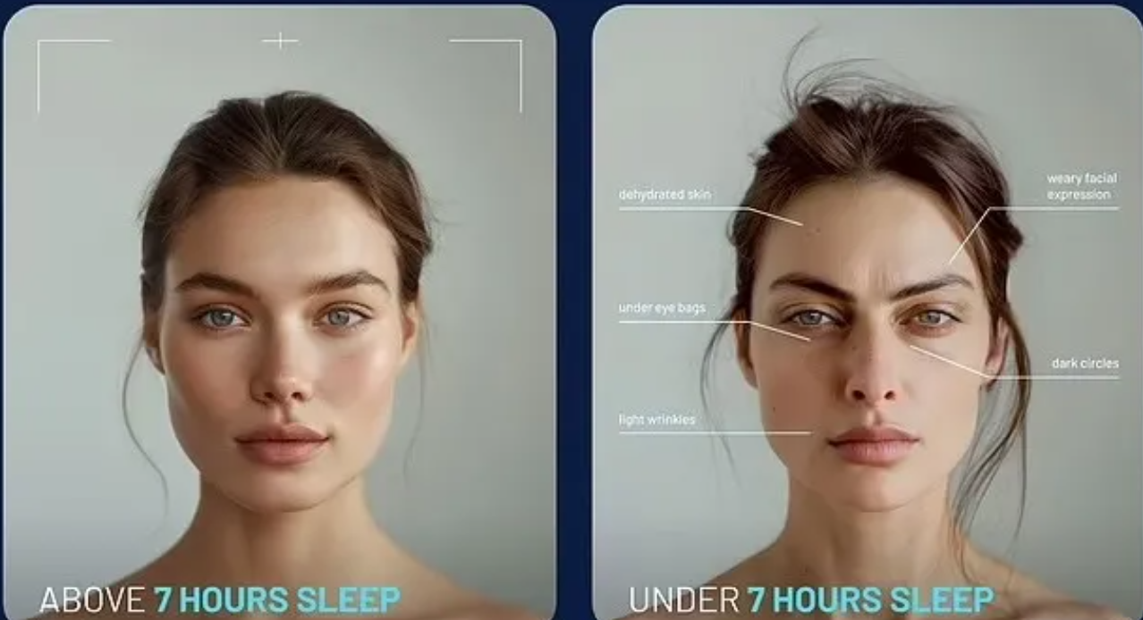 Какво се случва с лицето ни при липса на достатъчно сън