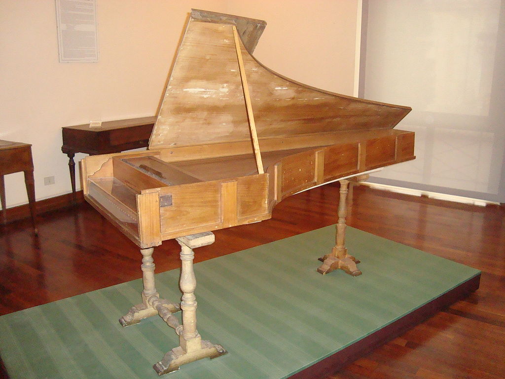 Едно от пианата на Бартоломео Кристофори от 1722 г. 