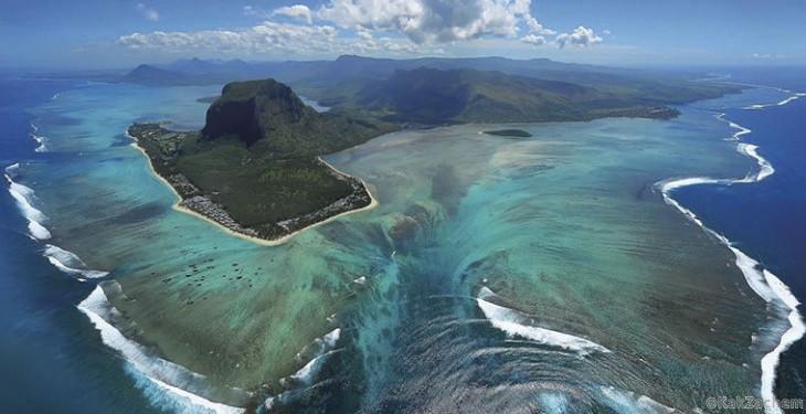 Подводният водопад, Мавриций