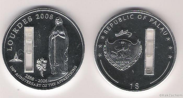 Възпоменателна монета в чест на Дева Мария, Република Палау