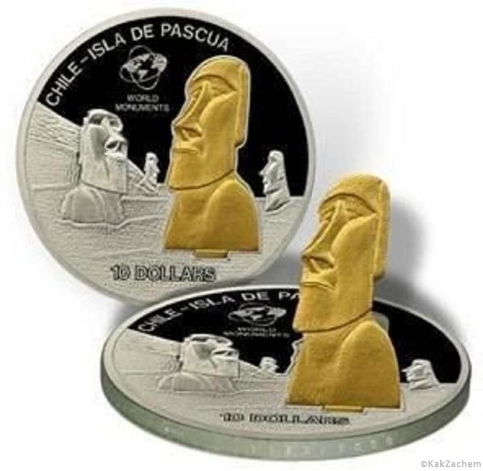 Монета с фигурка, Великденски остров