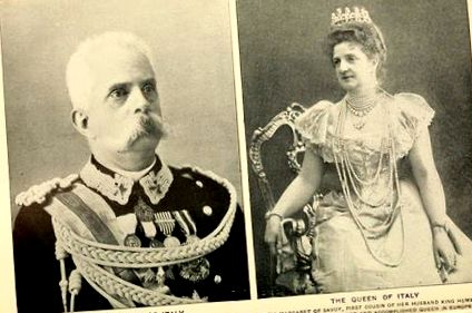 Крал Умберто и кралица Маргарита от Италия