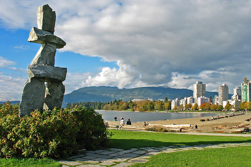 Статуята във Ванкувър, символ на олимпийските игри