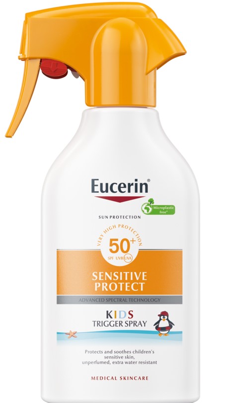 Eucerin® Детски слънцезащитен спрей с помпа
