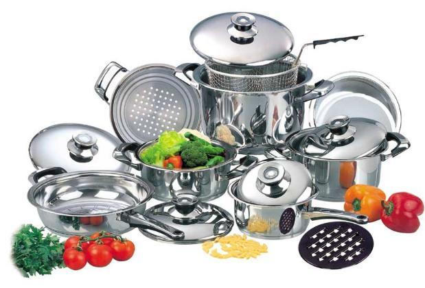 Кухненски съдове от неръждаема стомана - здравословно хранене