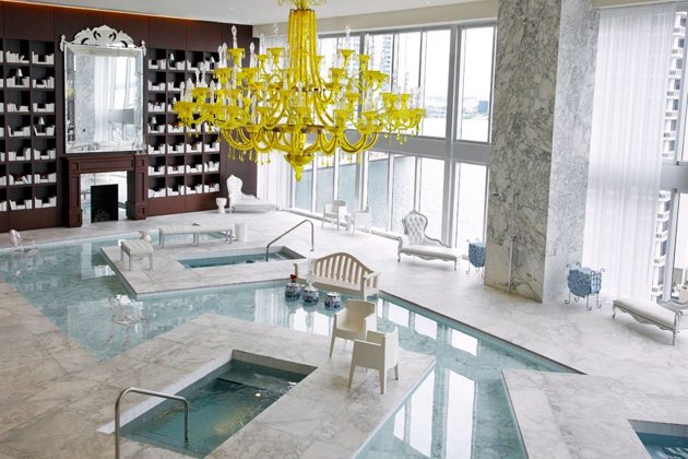Спа центърът в хотел Viceroy Miami Hotel, Маями, Флорида, най-красиви спа курорти по света