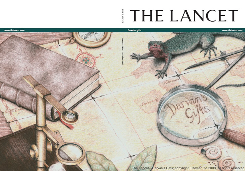 The Lancet  започва да излиза 1823 г. в Англия